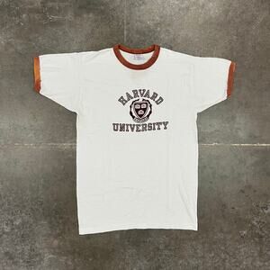 Vintage 80's Harvard University Champion T-Shirt Large